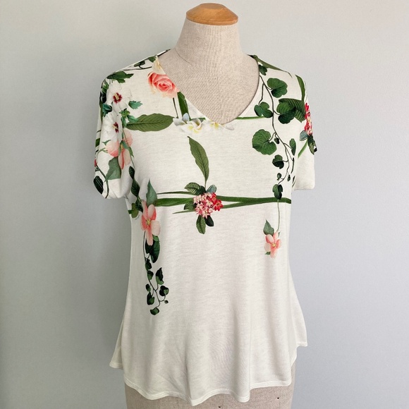 Ted Baker Garden Floral T-Shirt - Picture 1 of 8
